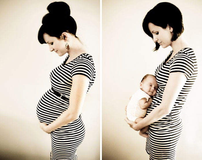 45 Lovely Photos Of Before And After Pregnancy 2665